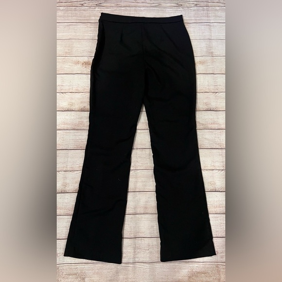 NWT H&M black dress pants with flare leg and back split size 12 - Picture 5 of 8